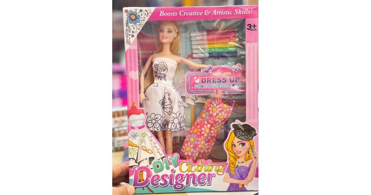 باربي ملابس تلوين